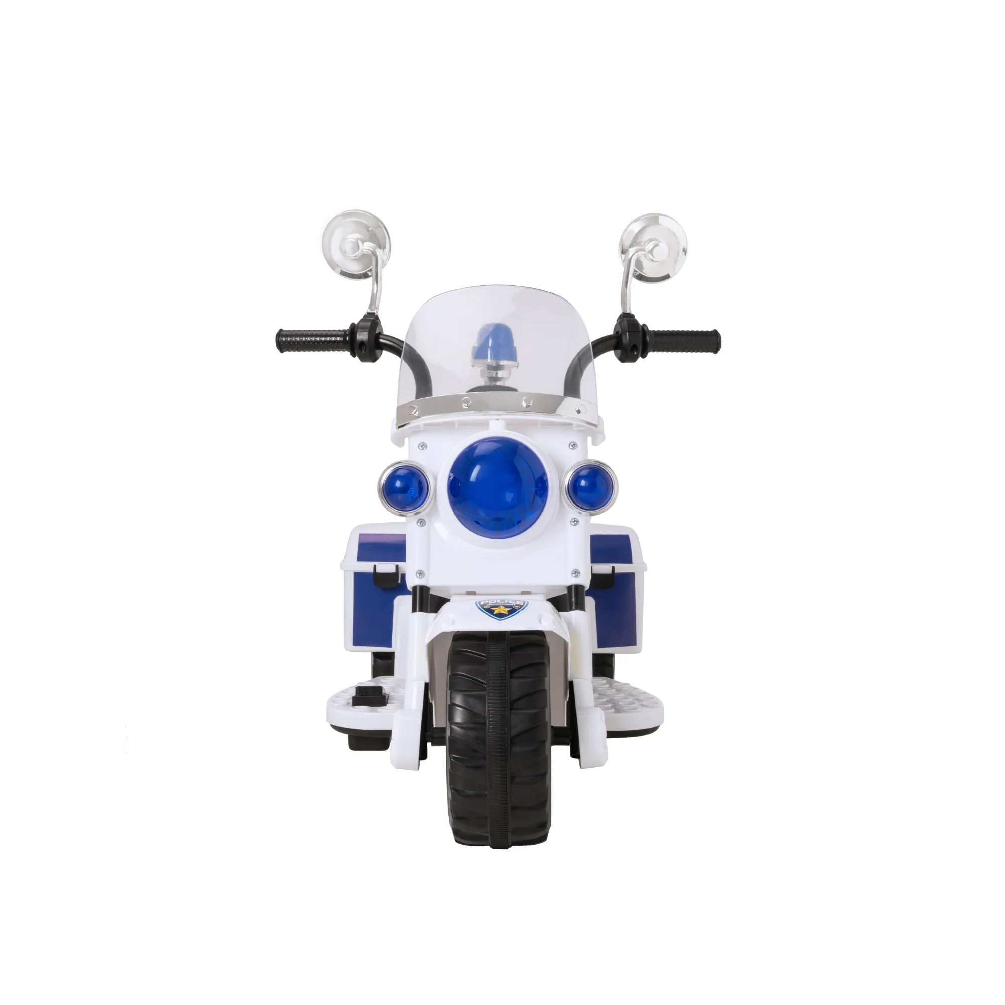Volt Police Motorbike Electric Ride On 6V - White - Image 2