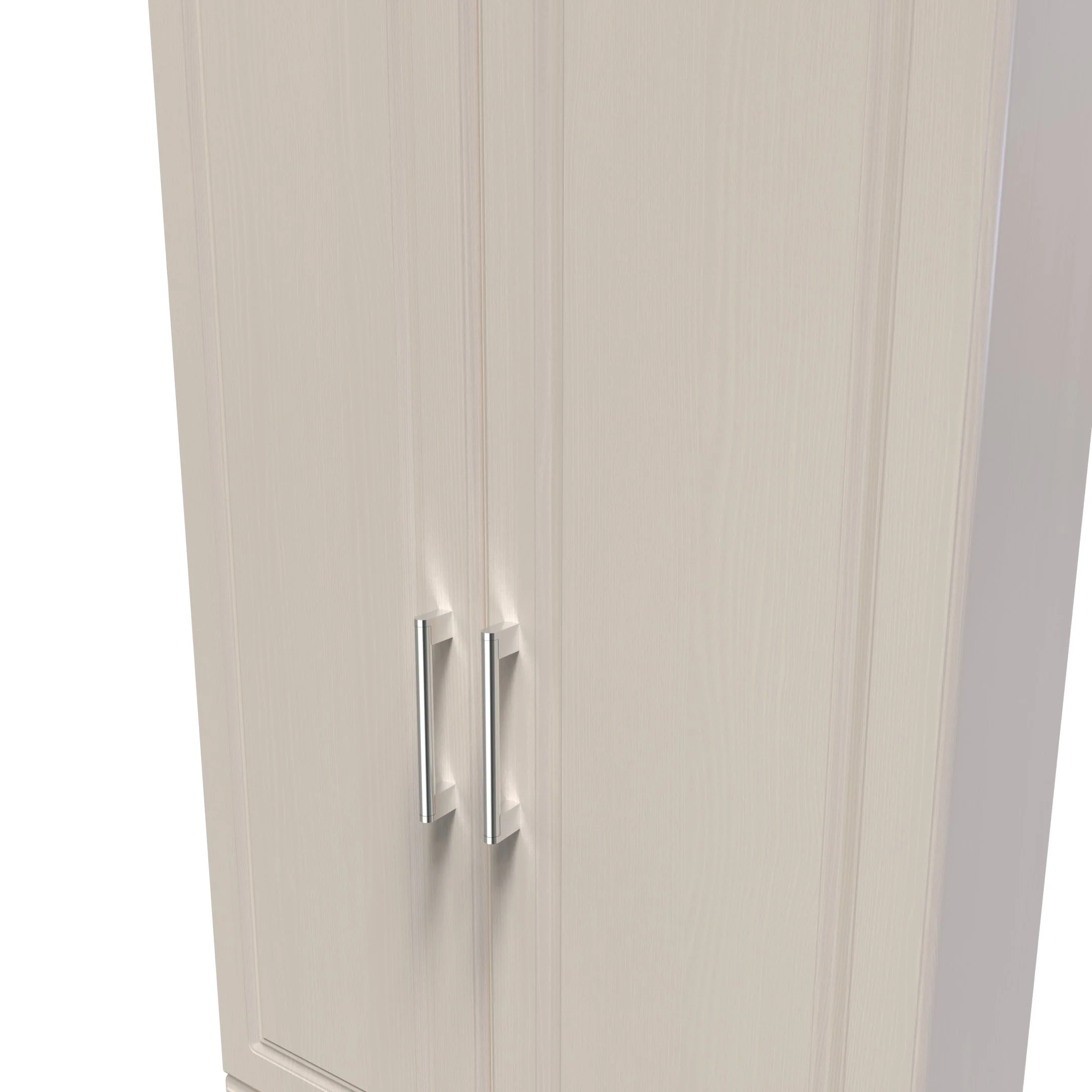 Kingston Ready Assembled 2 Door 2 Drawer Wardrobe in Kashmir Ash & Modern Oak - Image 9