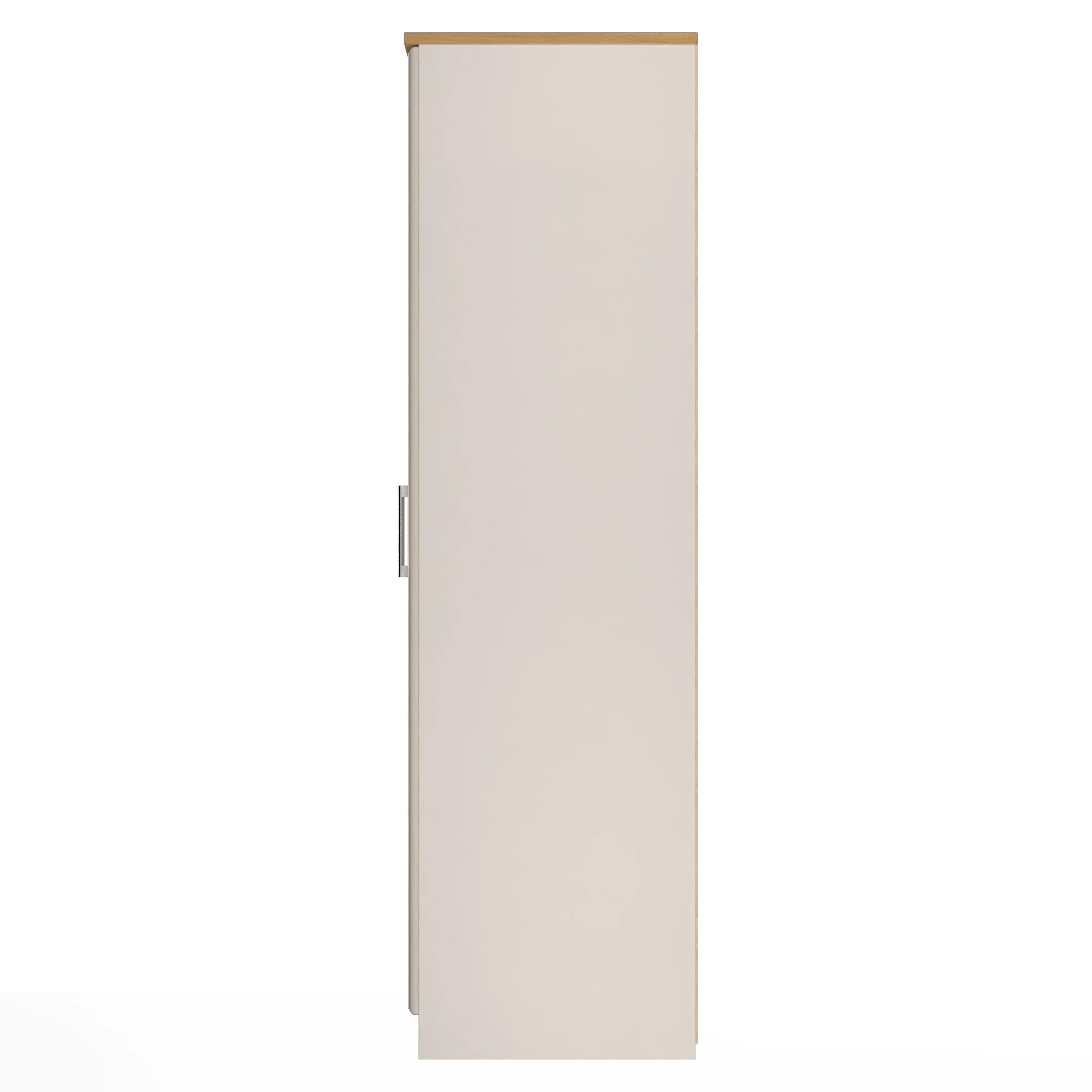 Kingston Ready Assembled Triple Mirror Wardrobe in Kashmir Ash & Modern Oak - Image 3