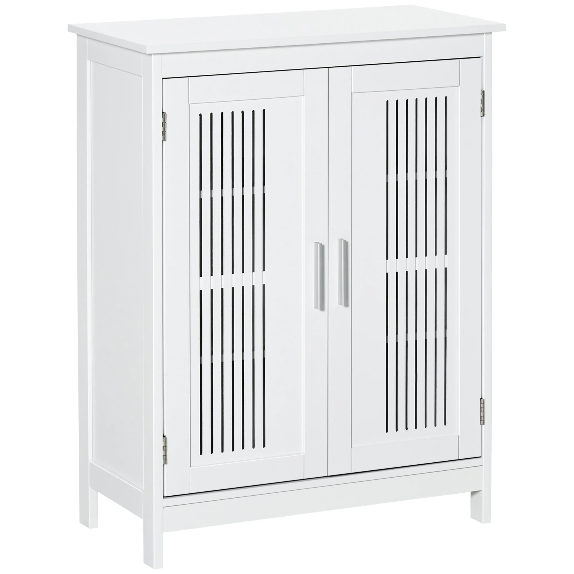 Kleankin Modern Bathroom Cabinet, Freestanding Floor Cabinet With Storage