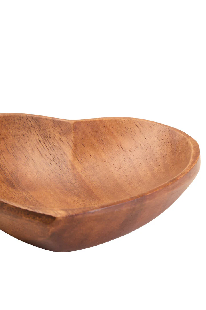 Kora Acacia Heart Shape Serving Dish - Image 2