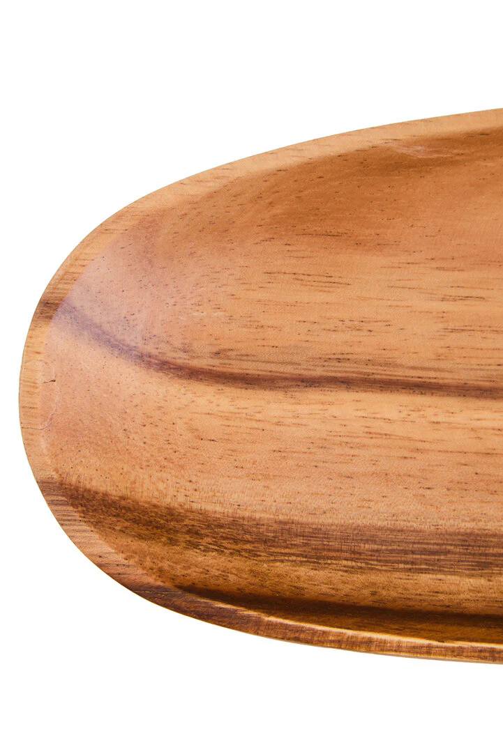 Kora Acacia Small Oval Serving Dish - Image 4