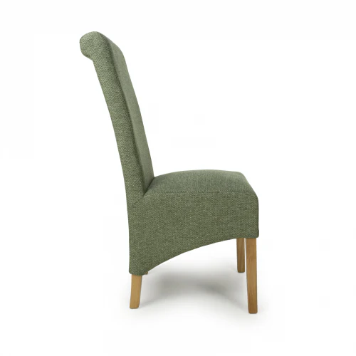 Krista Weave Green Dining Chair - Set Of 2 - Image 3