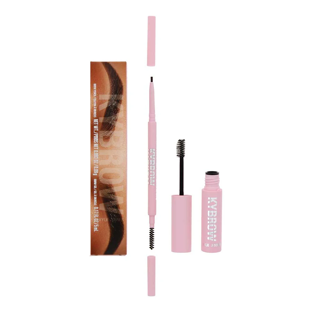 Kylie Jenner Kylie Kybrow 005 Dark Brown 2 Piece Gift Set: Eyebrow Pencil 0.9g -