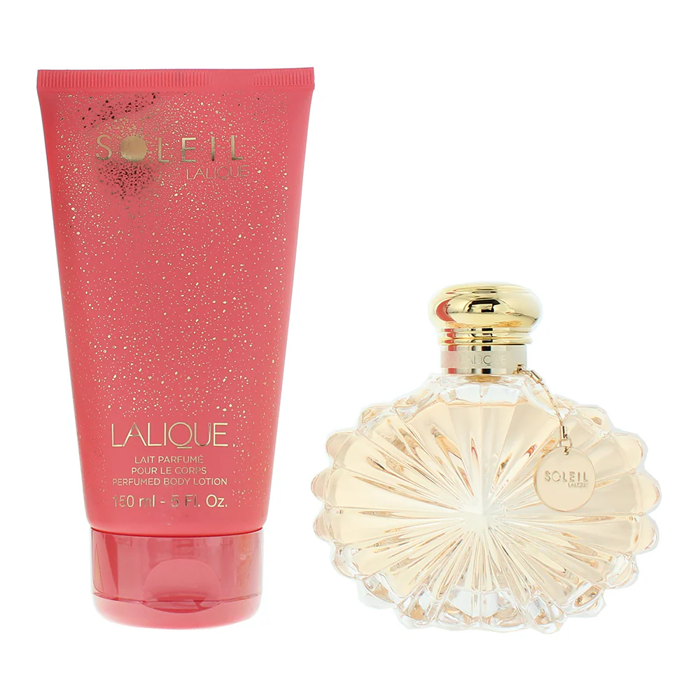 Lalique Soleil 2 Piece Gift Set: Eau De Parfum 100ml - Body Lotion 150ml - Image 2