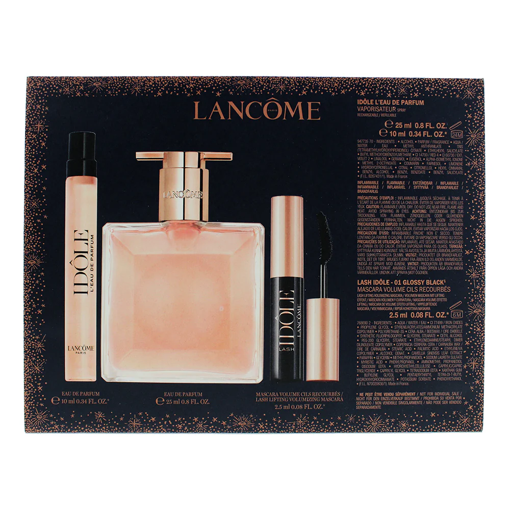 Lancome Idole 3 Piece Gift Set: Eau De Parfum 25ml - Eau De Parfum 10ml - Mascar - Image 2