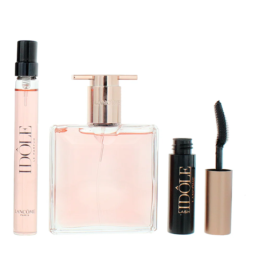 Lancome Idole 3 Piece Gift Set: Eau De Parfum 25ml - Eau De Parfum 10ml - Mascar - Image 3