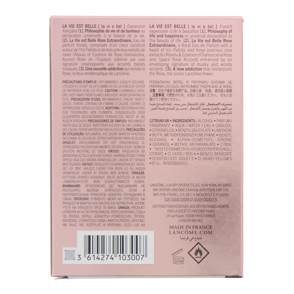 Lancome La Vie Bella Extraordinaire Eau De Parfum 30ml - Image 2