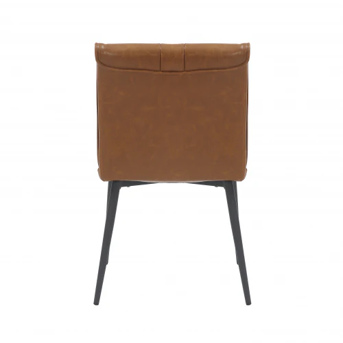 Lansdowne Leather Effect Tan Dining Chair - Image 5