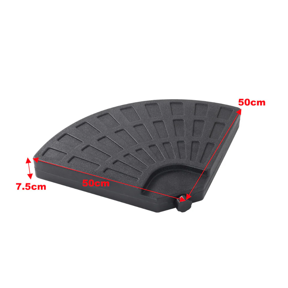 Large Square Canopy Rotating Outdoor Cantilever Parasol With Base - Image 20