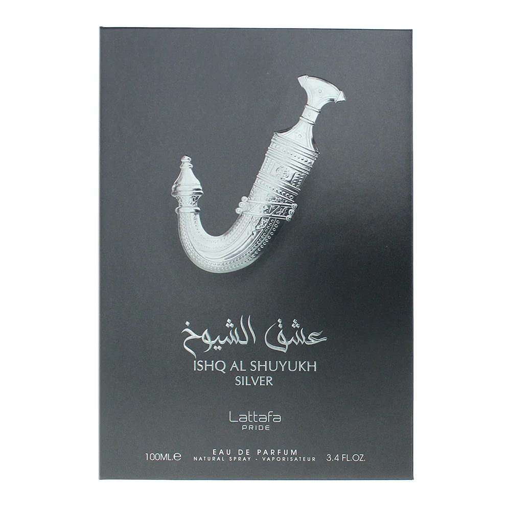 Lattafa Ishq Al Shuyukh Silver Eau de Parfum 100ml - Image 4