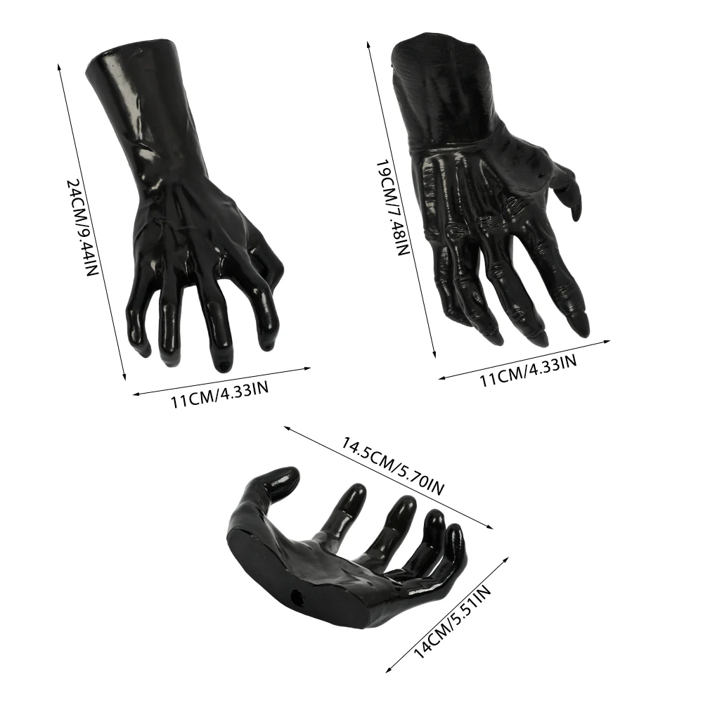 LED Candle Holding Wall Hands Set - Image 2