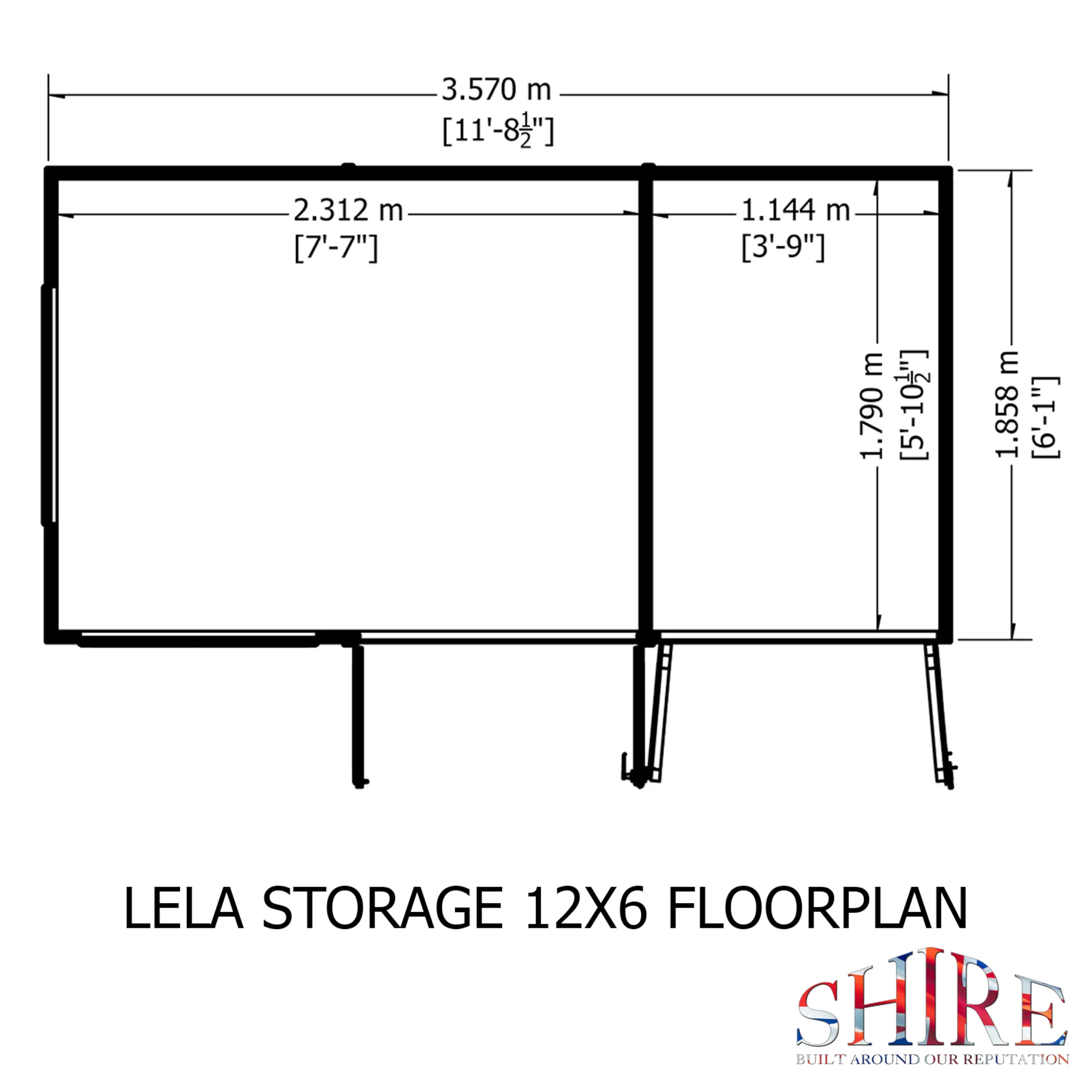 Lela Summerhouse With Storage - Image 17