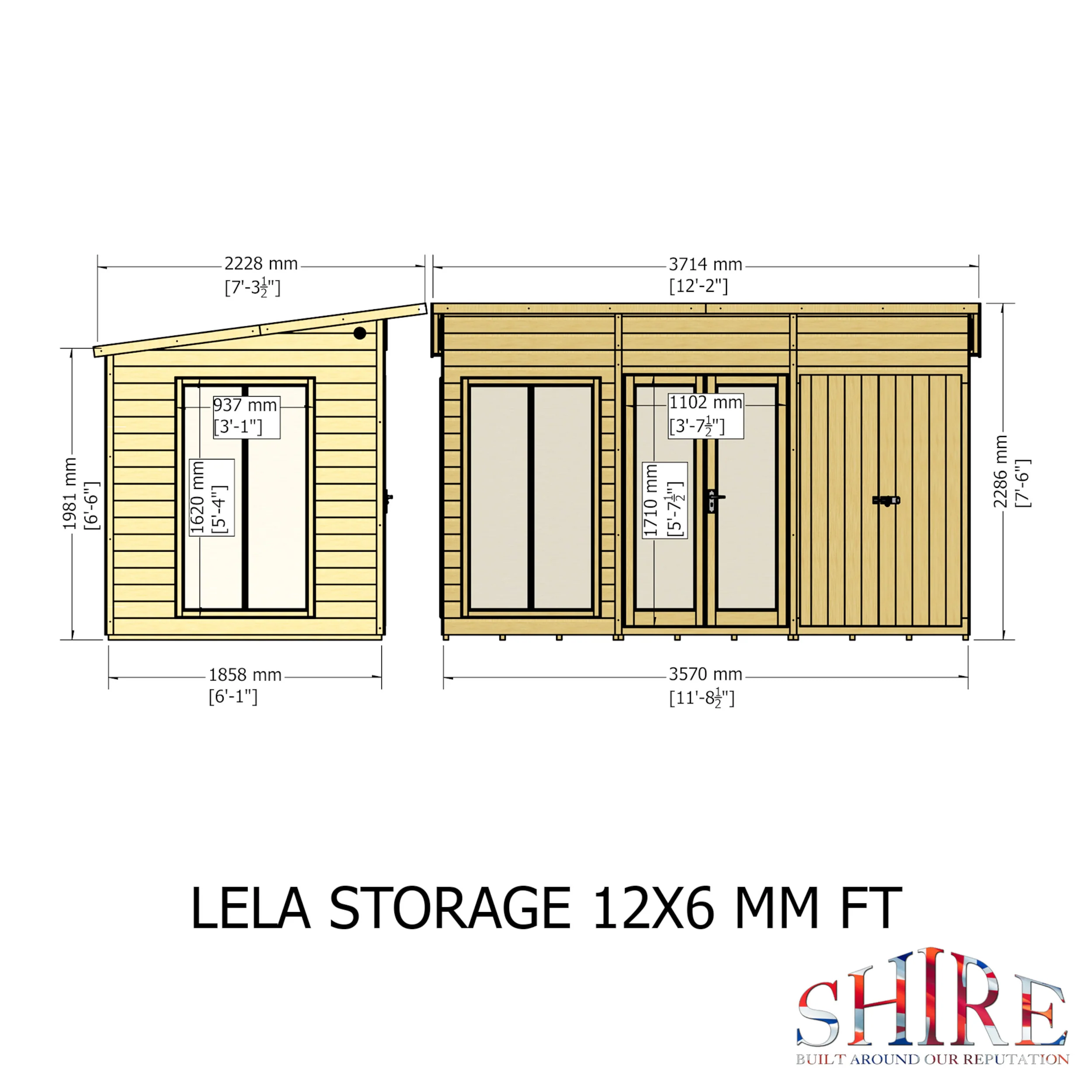Lela Summerhouse With Storage - Image 18
