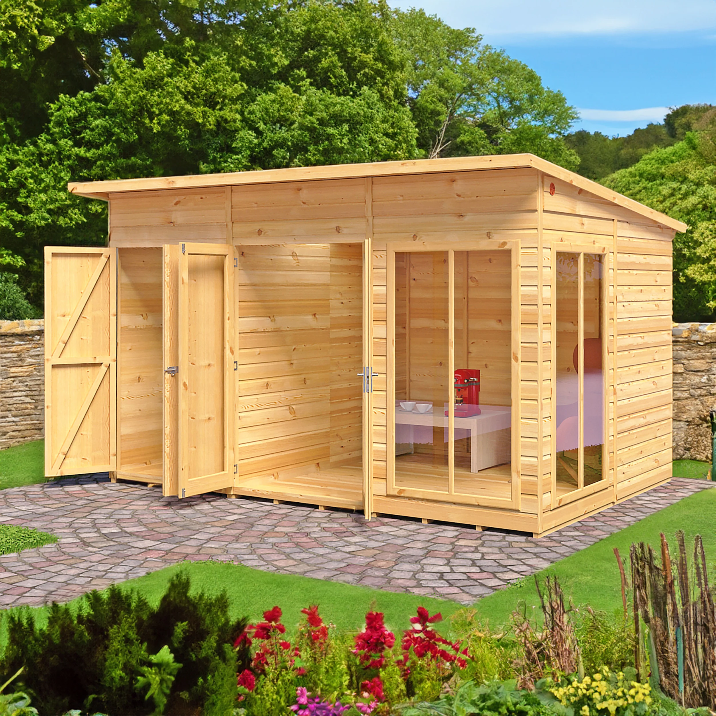 Lela Summerhouse With Storage - Image 19