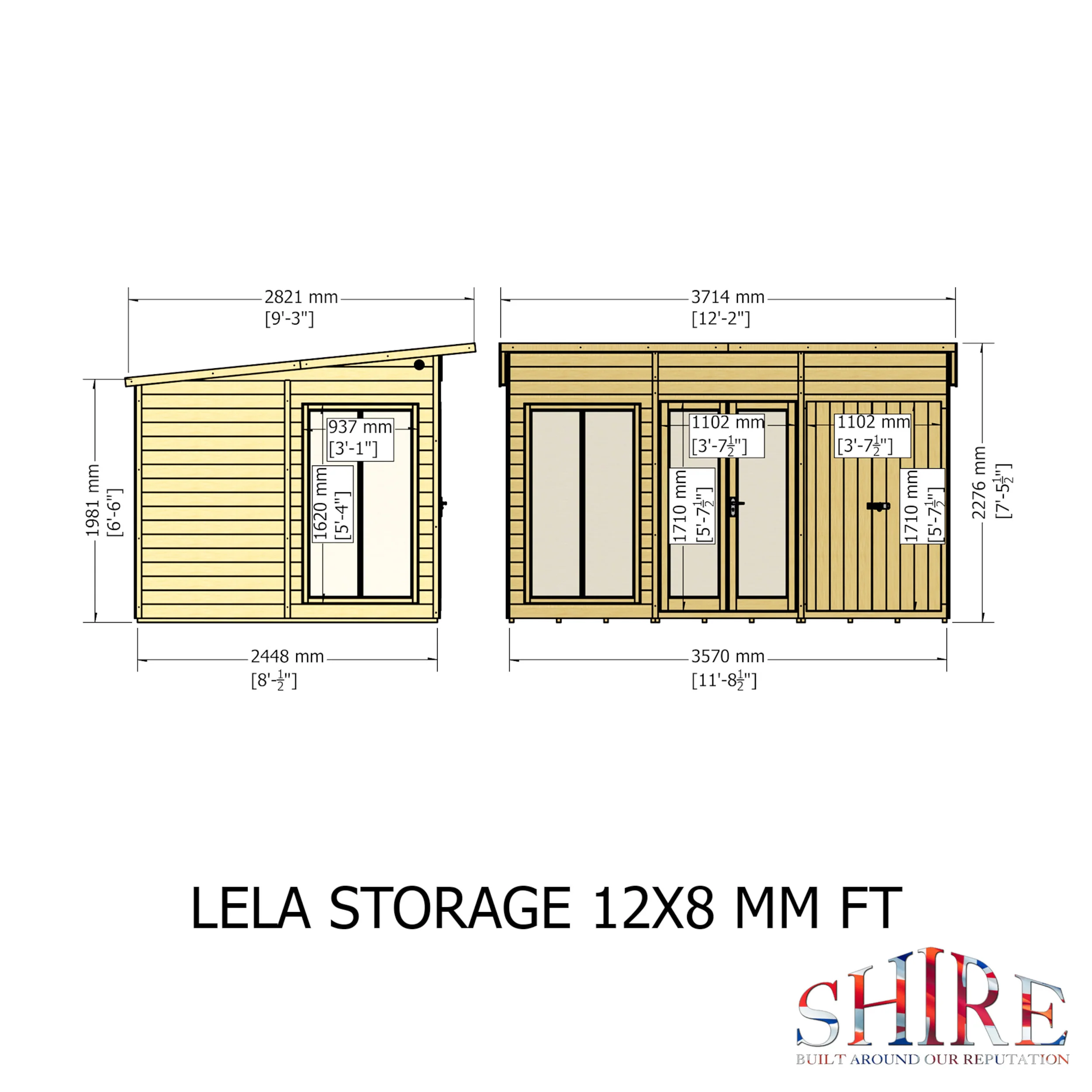 Lela Summerhouse With Storage - Image 25