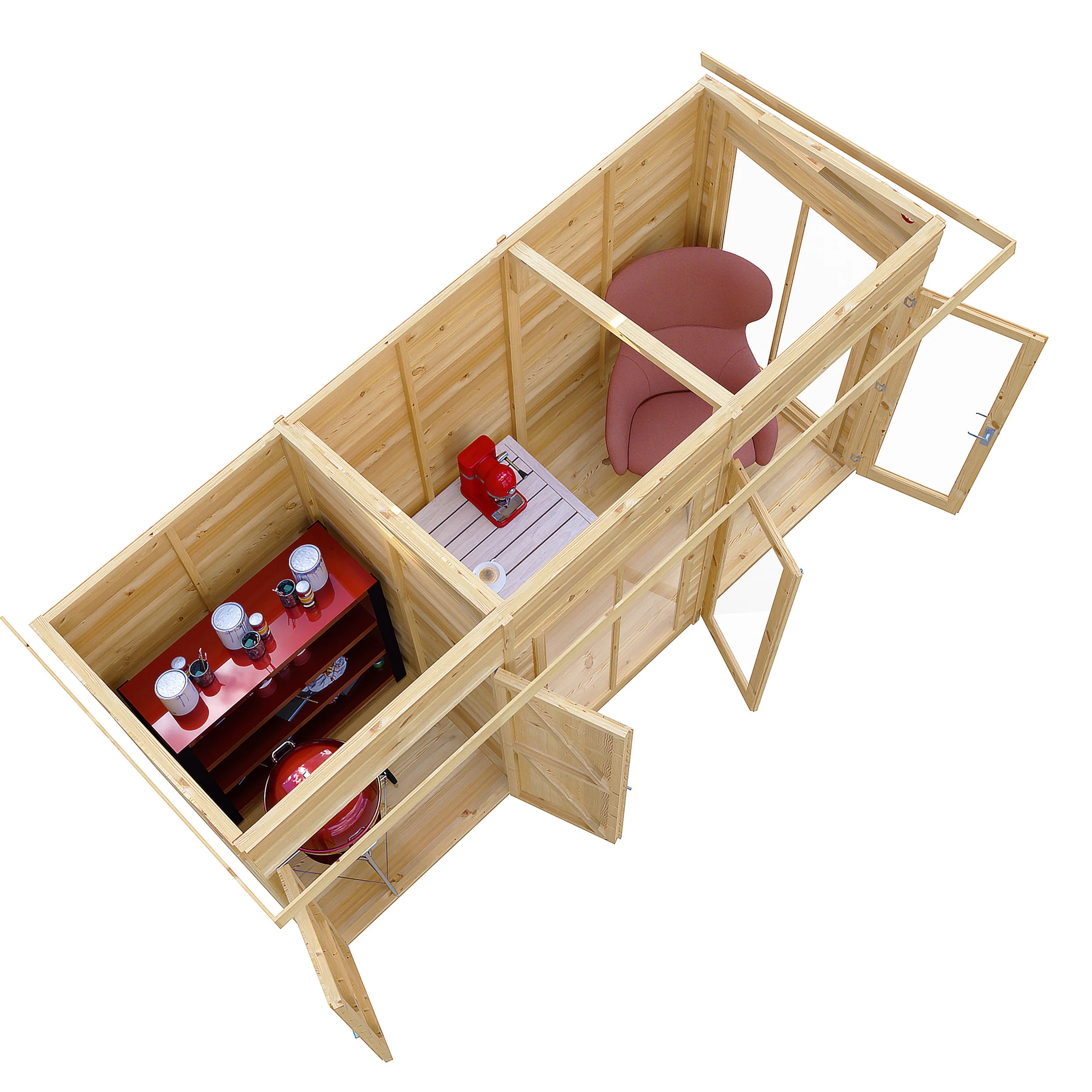Lela Summerhouse With Storage - Image 6