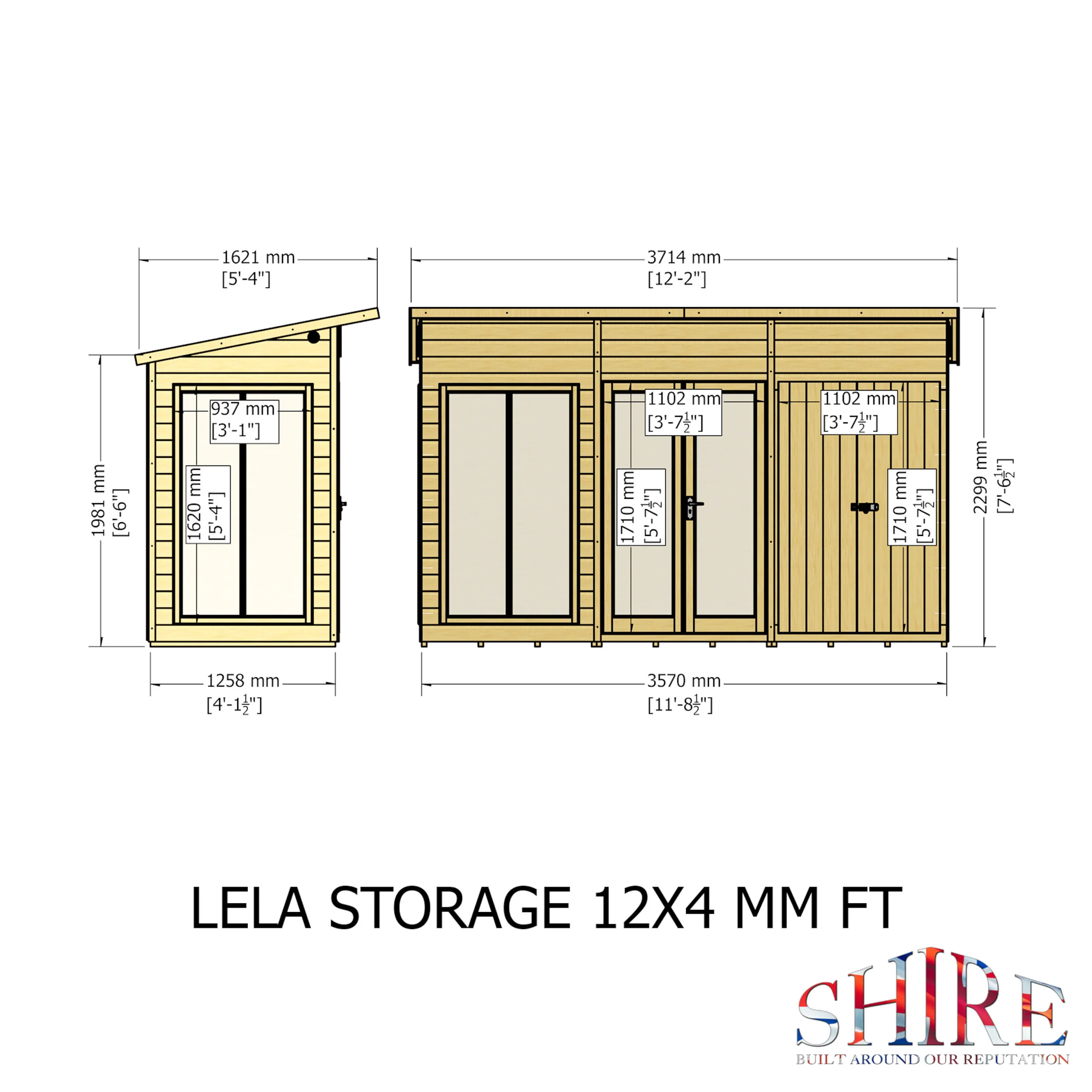 Lela Summerhouse With Storage - Image 8