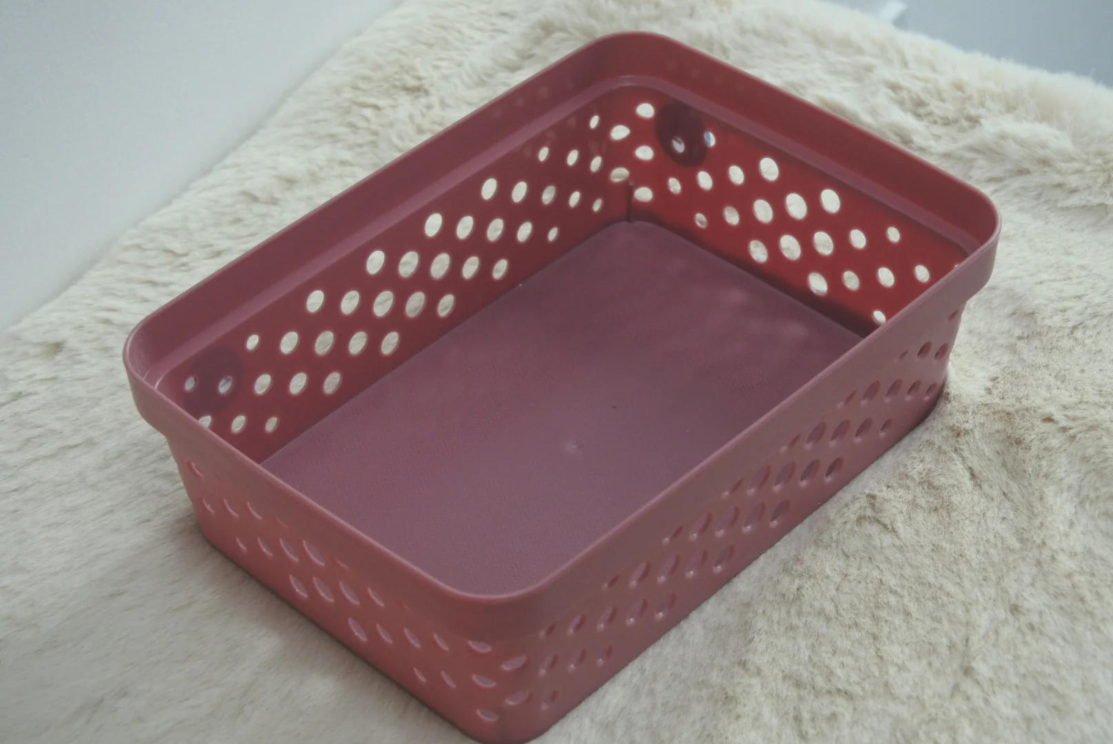 Lewis's Dots Basket - Red - Image 4