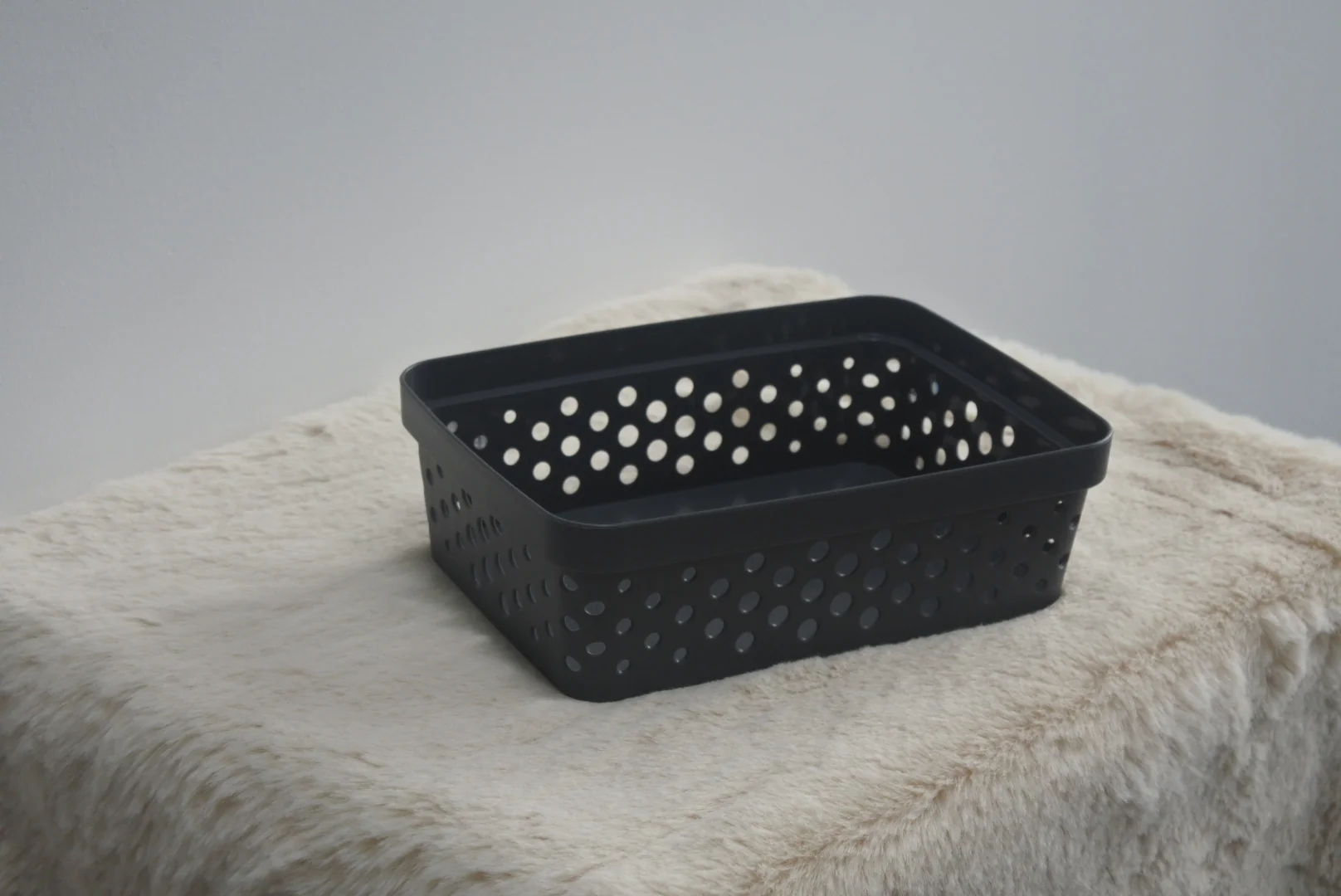 Lewis's Dots Basket - Grey - Image 3
