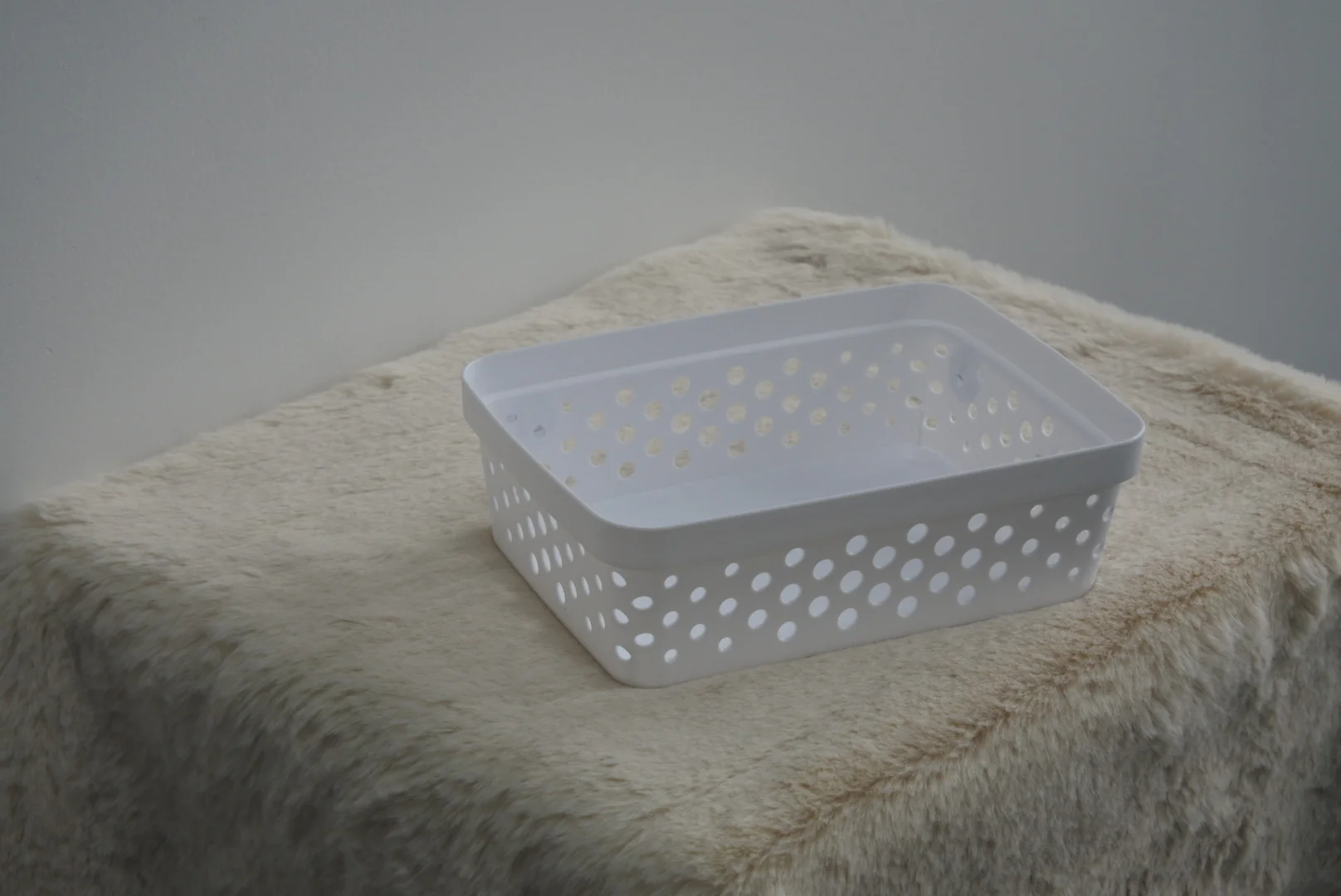 Lewis's Dots Basket - White - Image 2