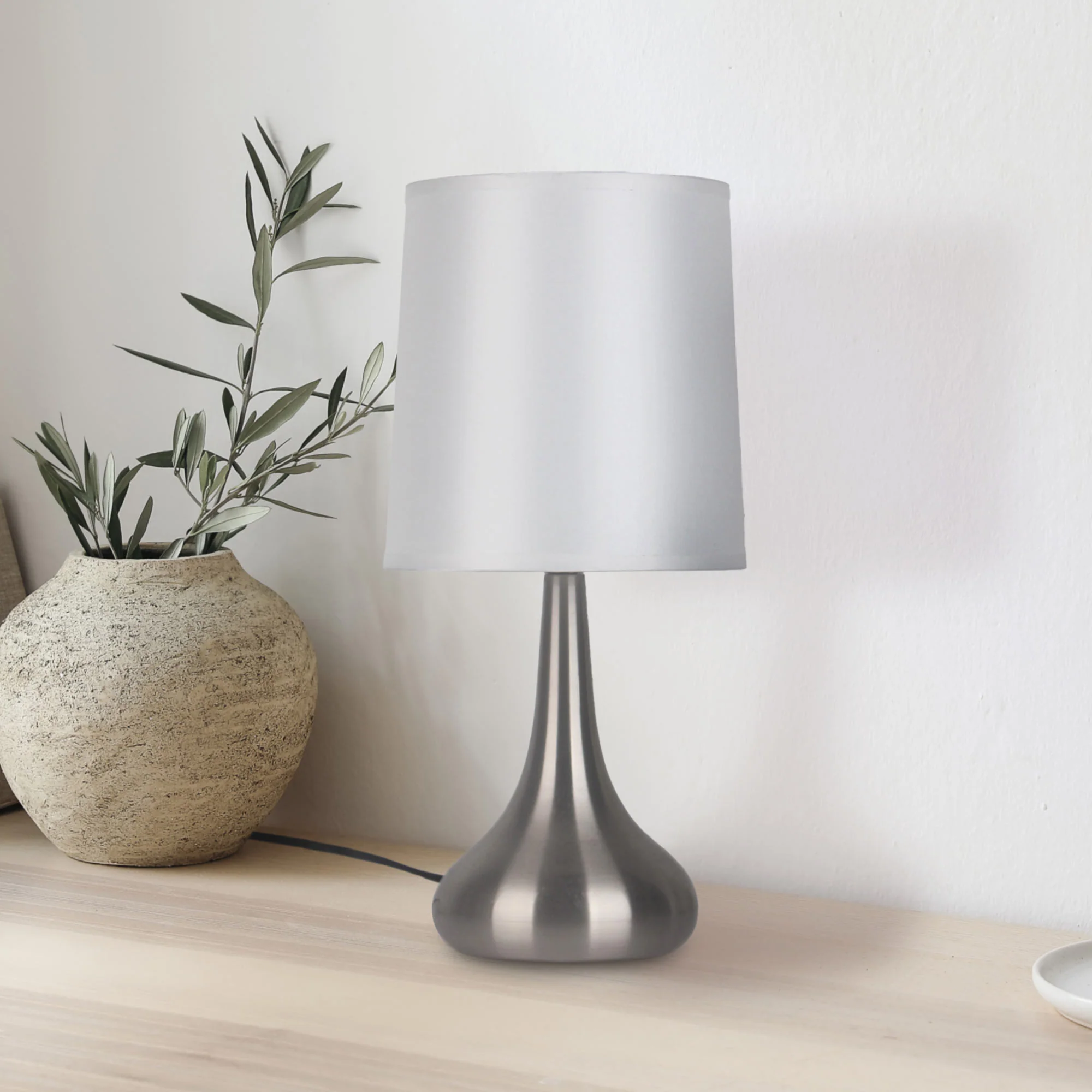 Lewis's Mia Table Lamp - Ivory - Image 2