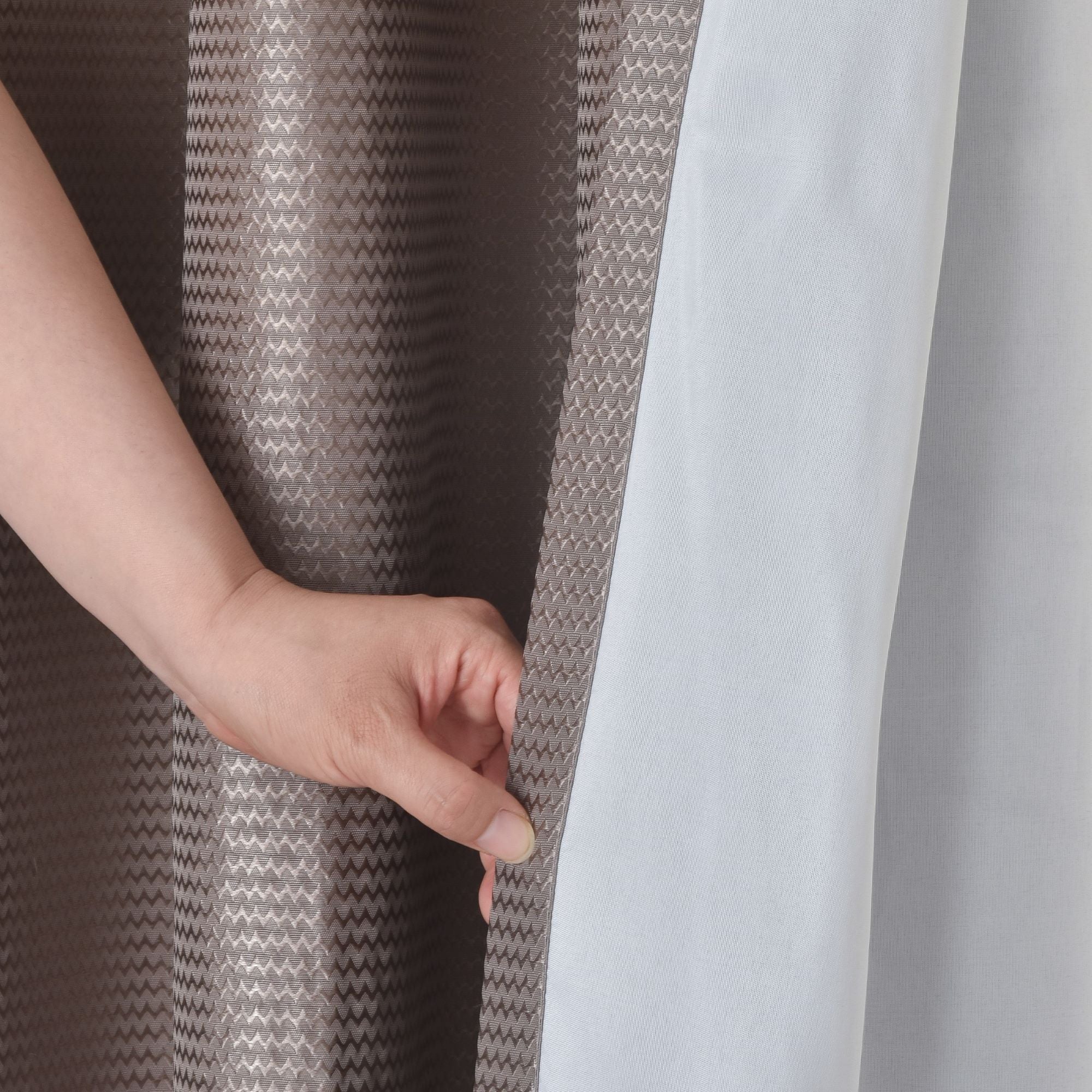 Lewis's Roma Eyelet Curtains - Natural - Image 4