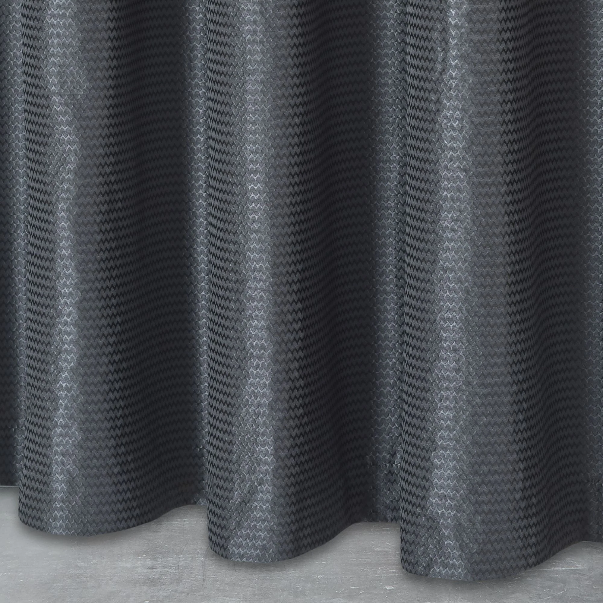 Lewis's Roma Eyelet Curtains - Steel - Image 2