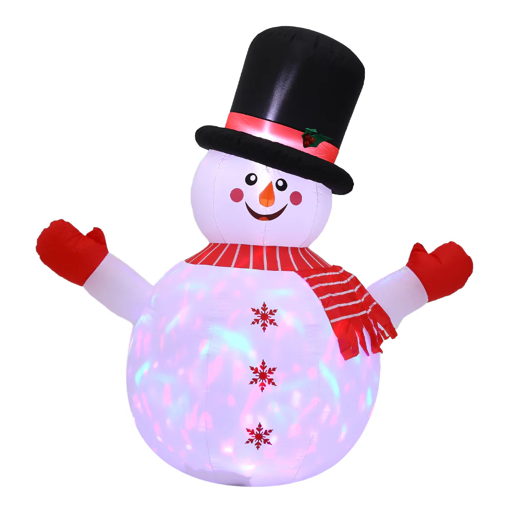 Lifeideas 1.8M Inflatable Snowman for Christmas Decoration - Image 3
