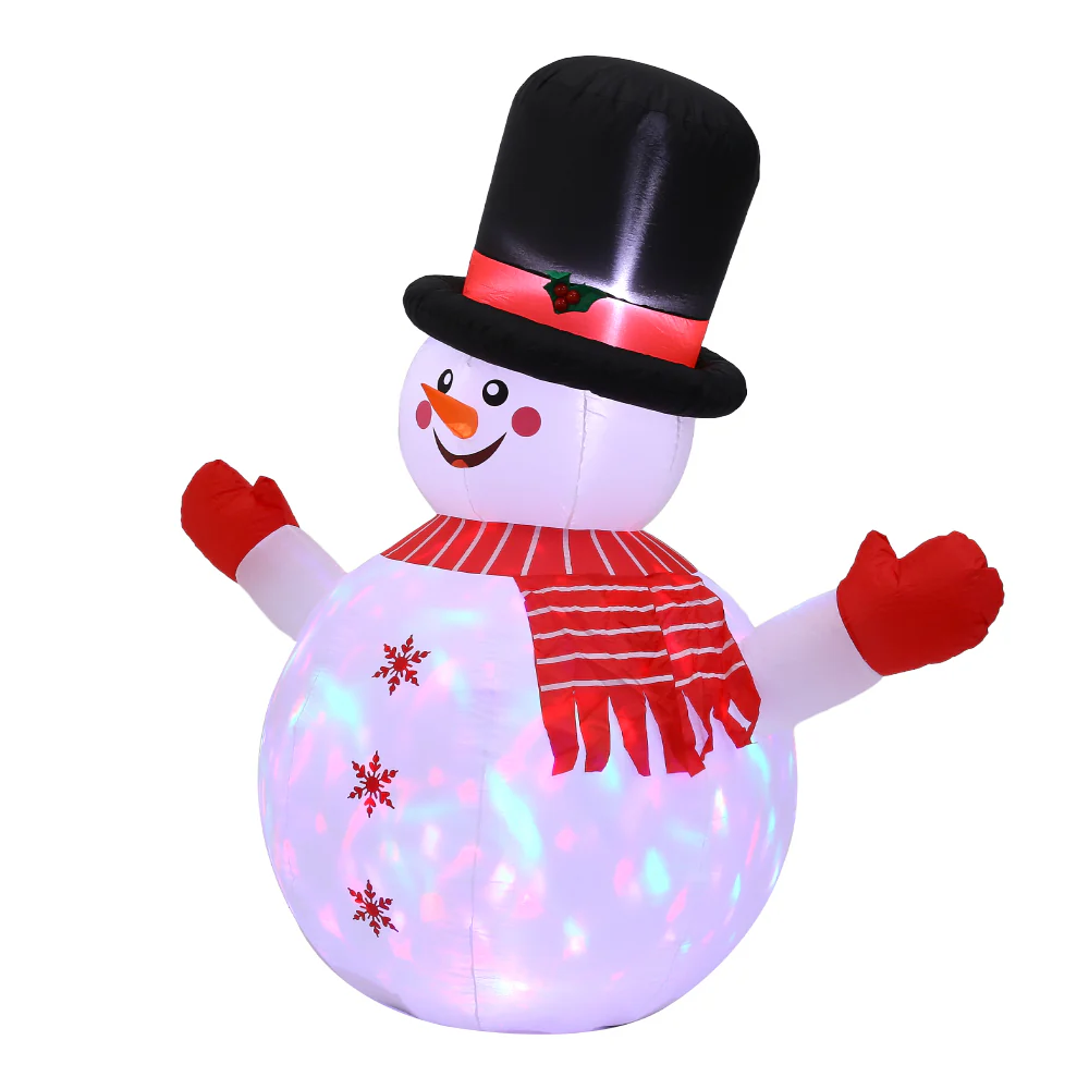 Lifeideas 1.8M Inflatable Snowman for Christmas Decoration - Image 4