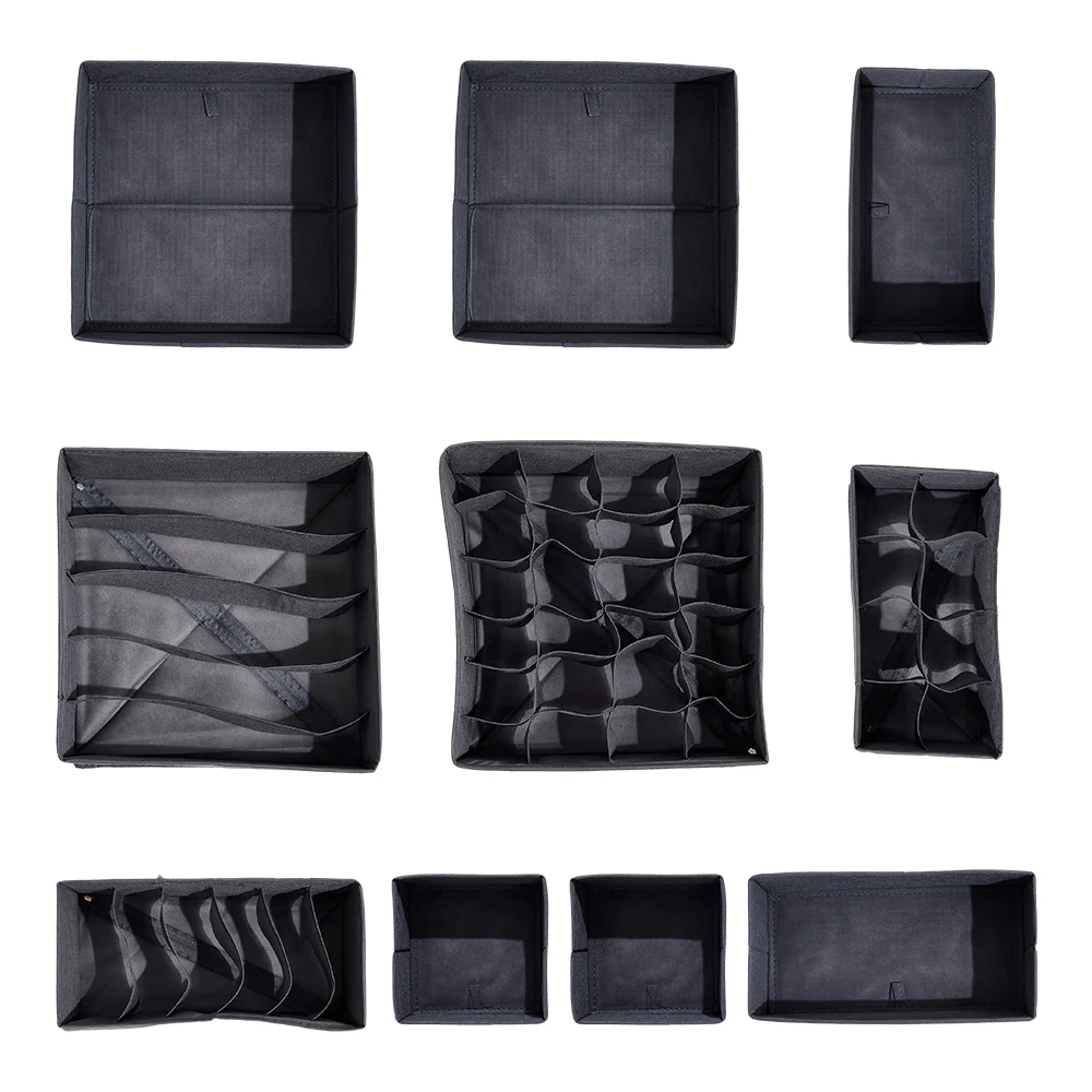 Lifeideas 10 Pcs Foldable Non-woven Clothing Organizer - Image 3