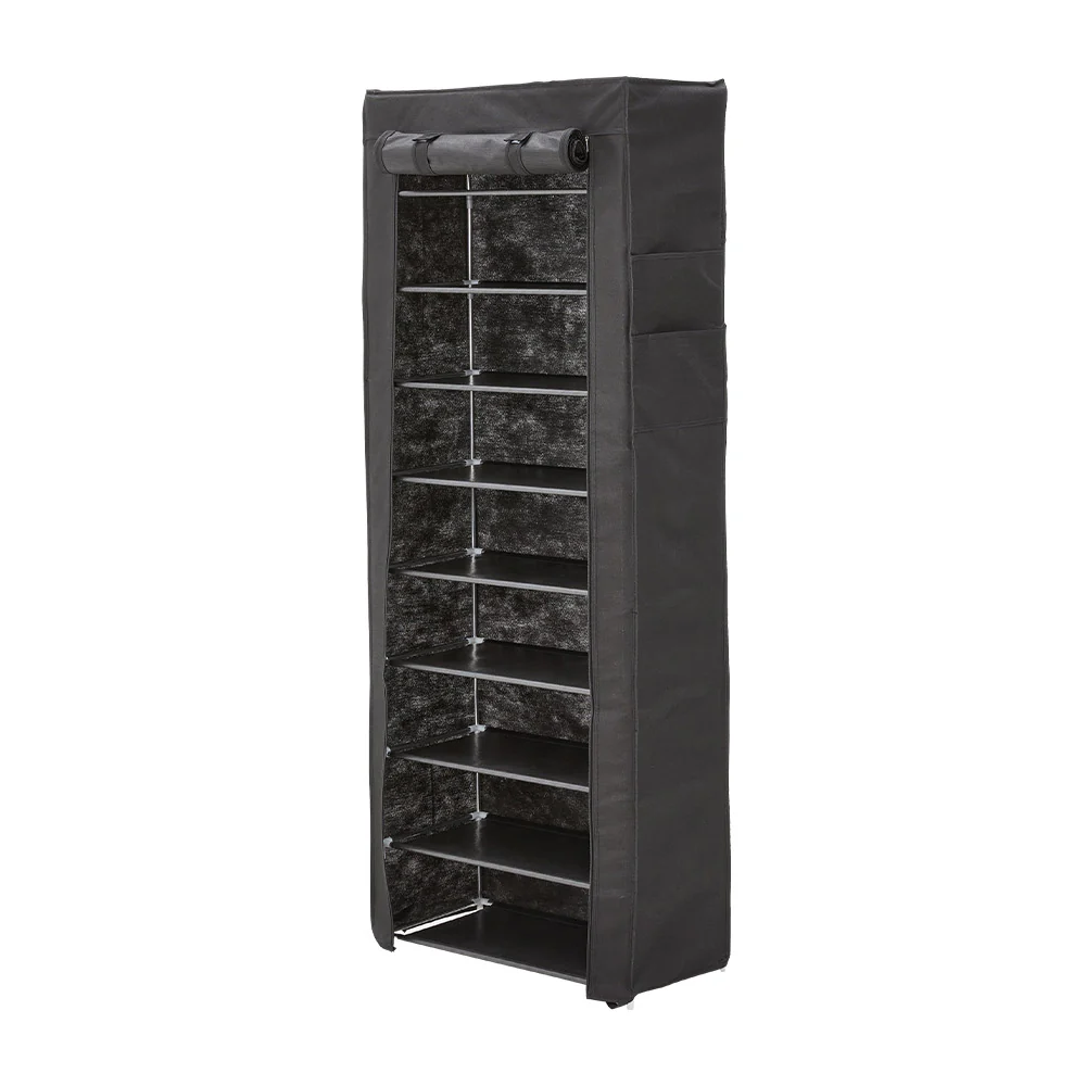 Lifeideas 10-Tier Shoe Cabinet With Roll-Up Door - Image 5