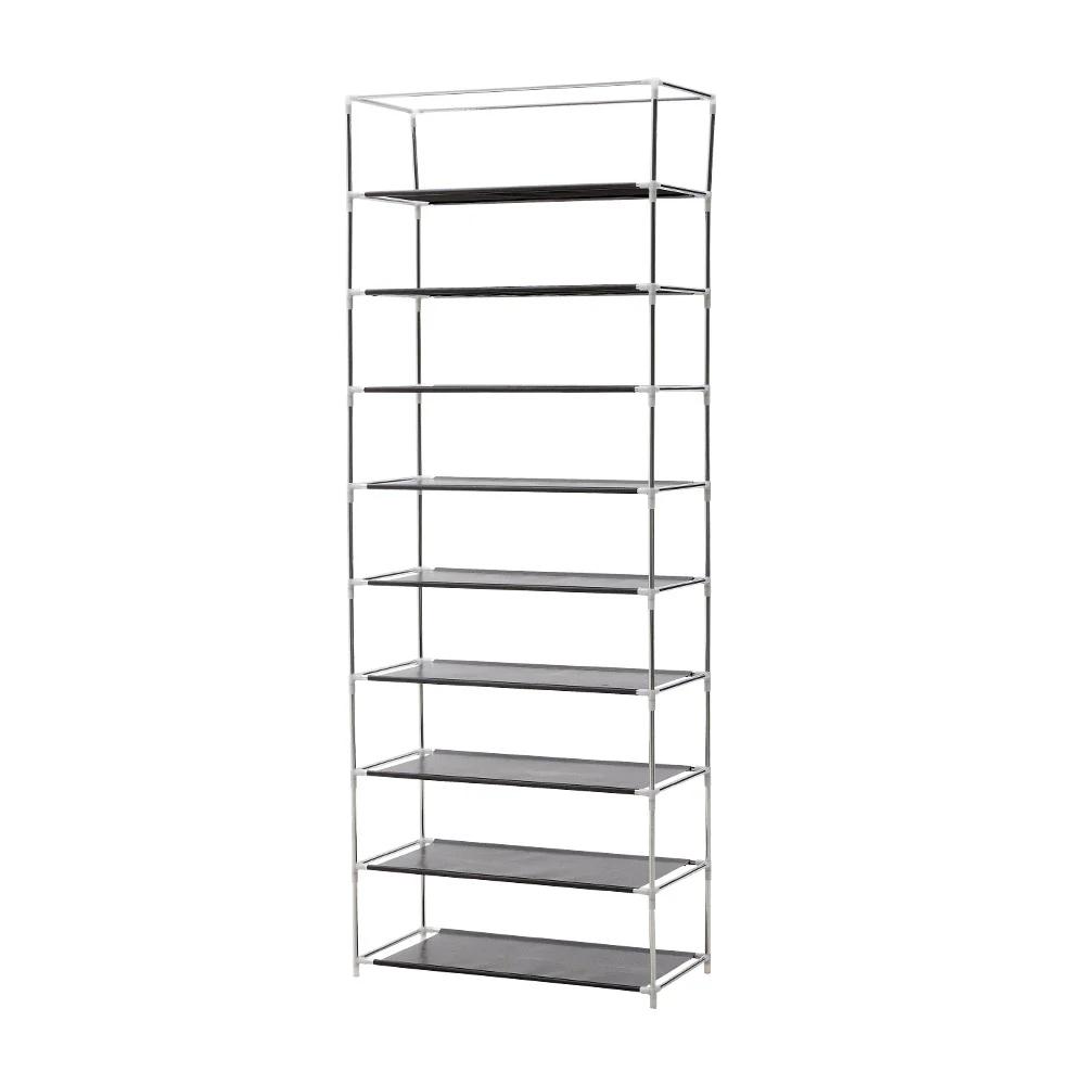Lifeideas 10-Tier Shoe Cabinet With Roll-Up Door - Image 6