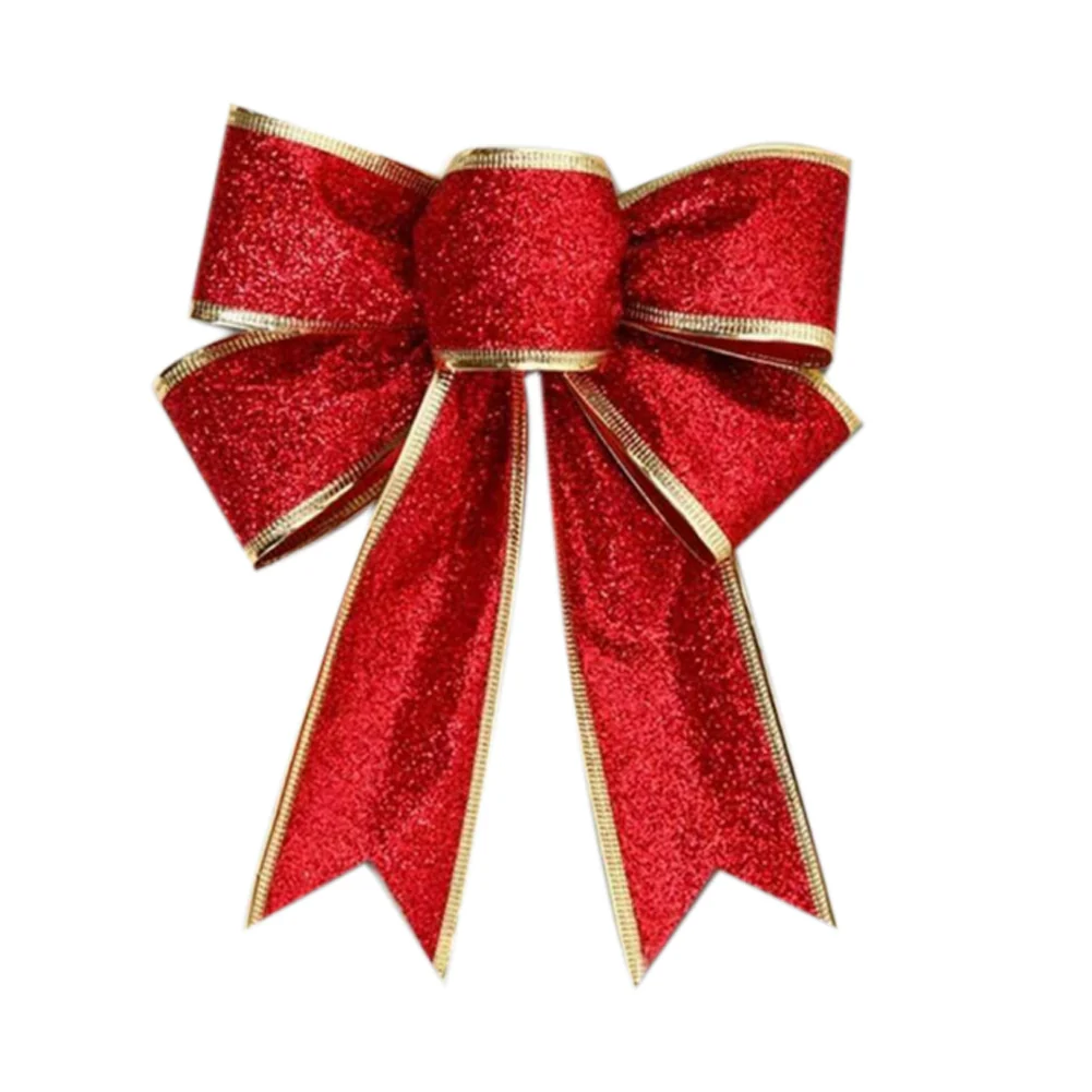 Lifeideas 10pcs Christmas Ribbon Bows For Tree Decorations - Image 2