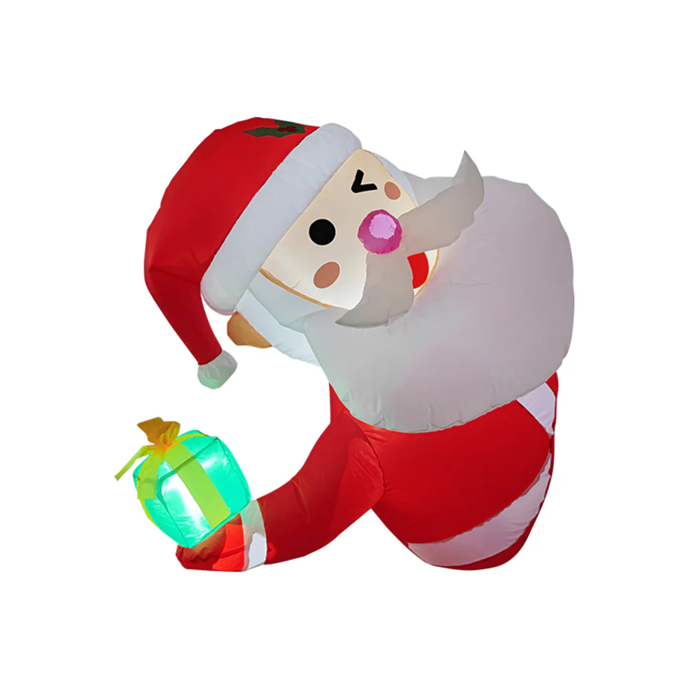 Lifeideas 1M Inflatable Santa Claus Christmas Decoration - Image 2