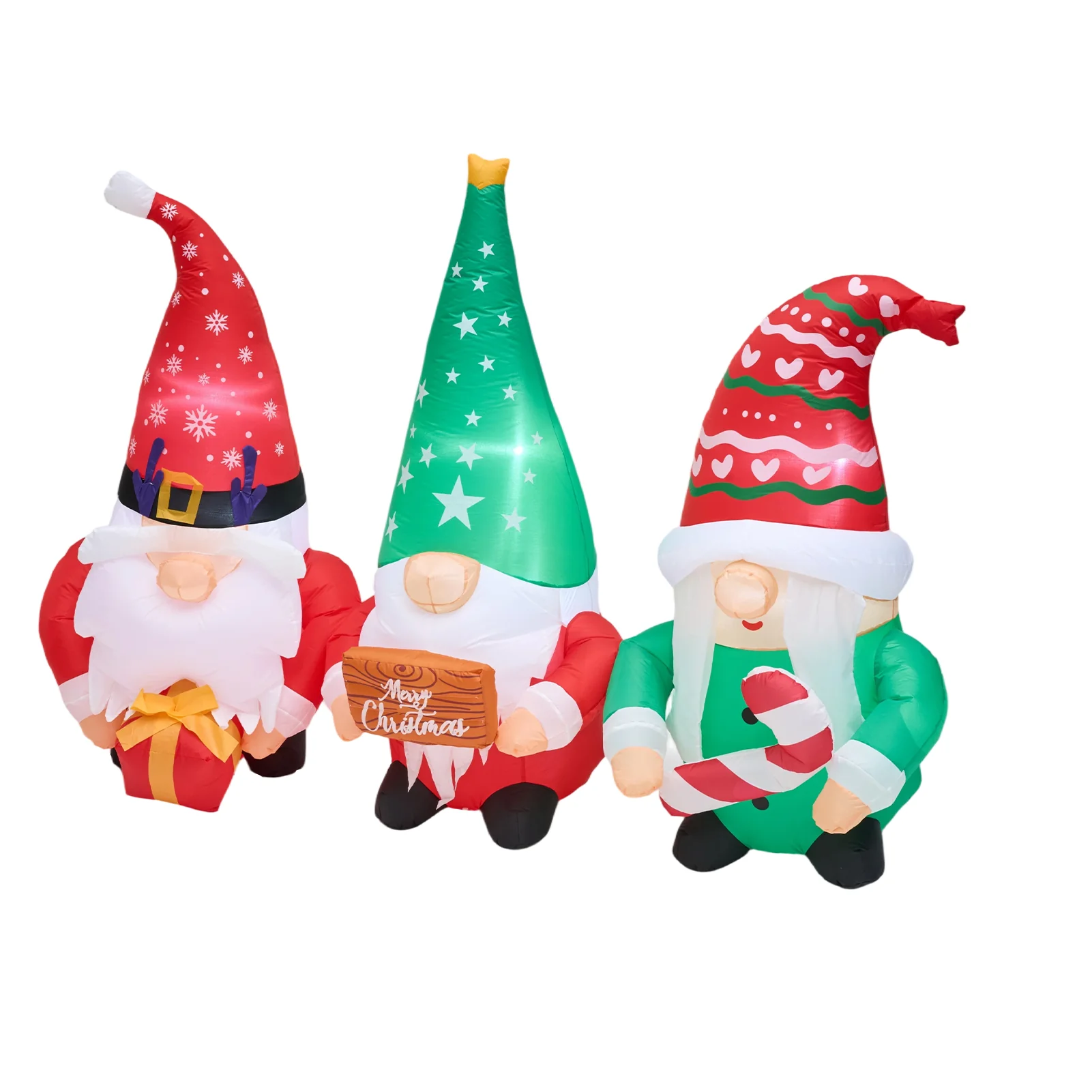 Lifeideas 2.1M Inflatable Christmas Gnome Gonk Decoration - Image 3