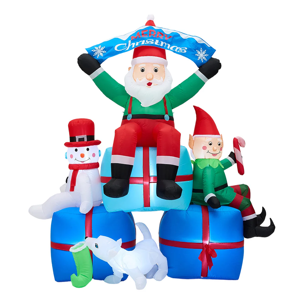 Lifeideas 2.1M Inflatable Santa Claus - Image 3