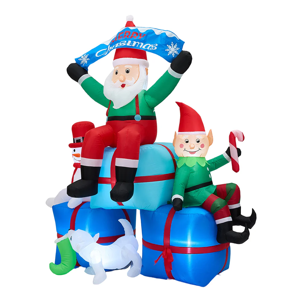 Lifeideas 2.1M Inflatable Santa Claus - Image 4