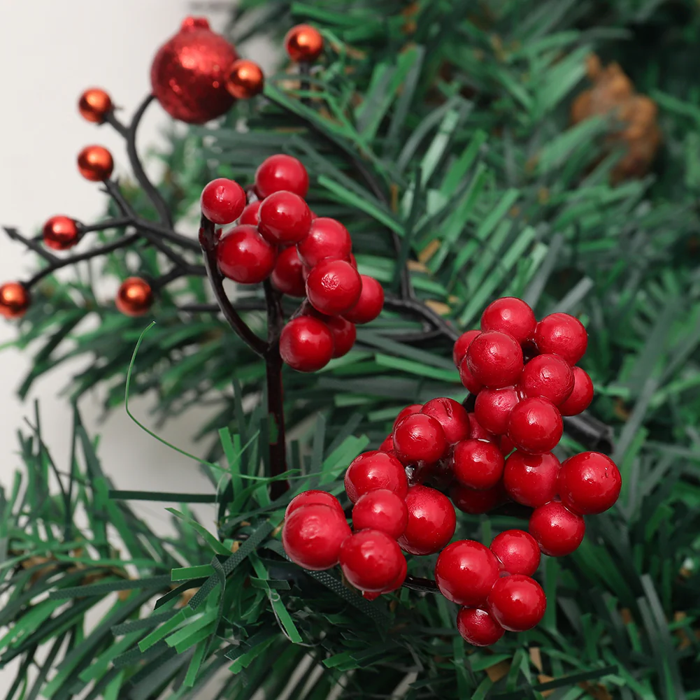 Lifeideas 2.7m LED Light String Berry Ball Flower Garland Christmas Decor - Image 6
