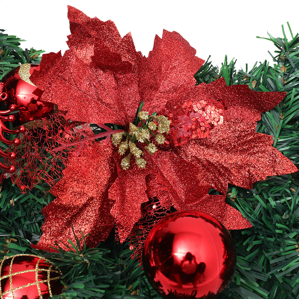 Lifeideas 2.7m LED Light String Berry Ball Flower Garland Christmas Decor - Image 5