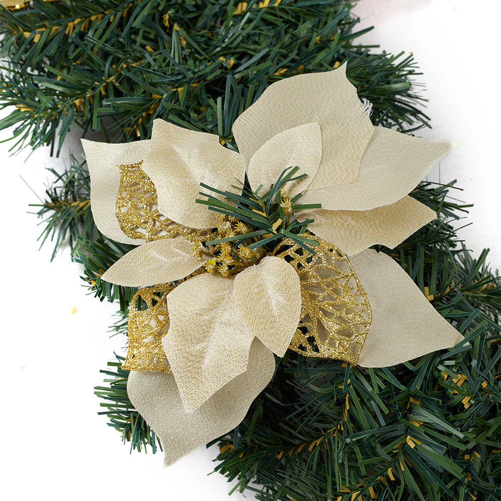 Lifeideas 2.7m Pre-lit Artificial Christmas Garland Decorations - Image 5