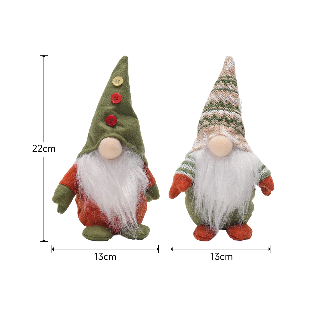 Lifeideas 2 Pcs Christmas Gnome Ornament Decorations - Image 8