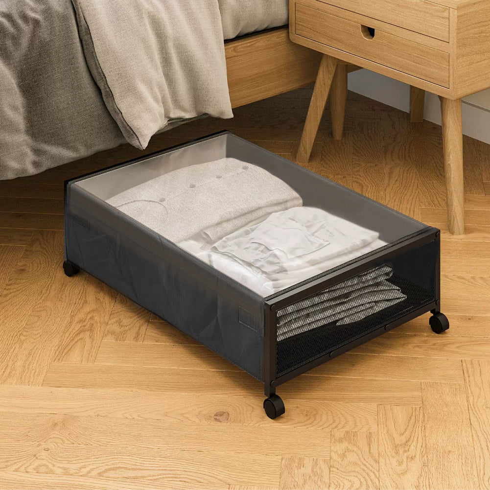 Lifeideas 2 Pcs Under Bed Storage Containers With Wheels