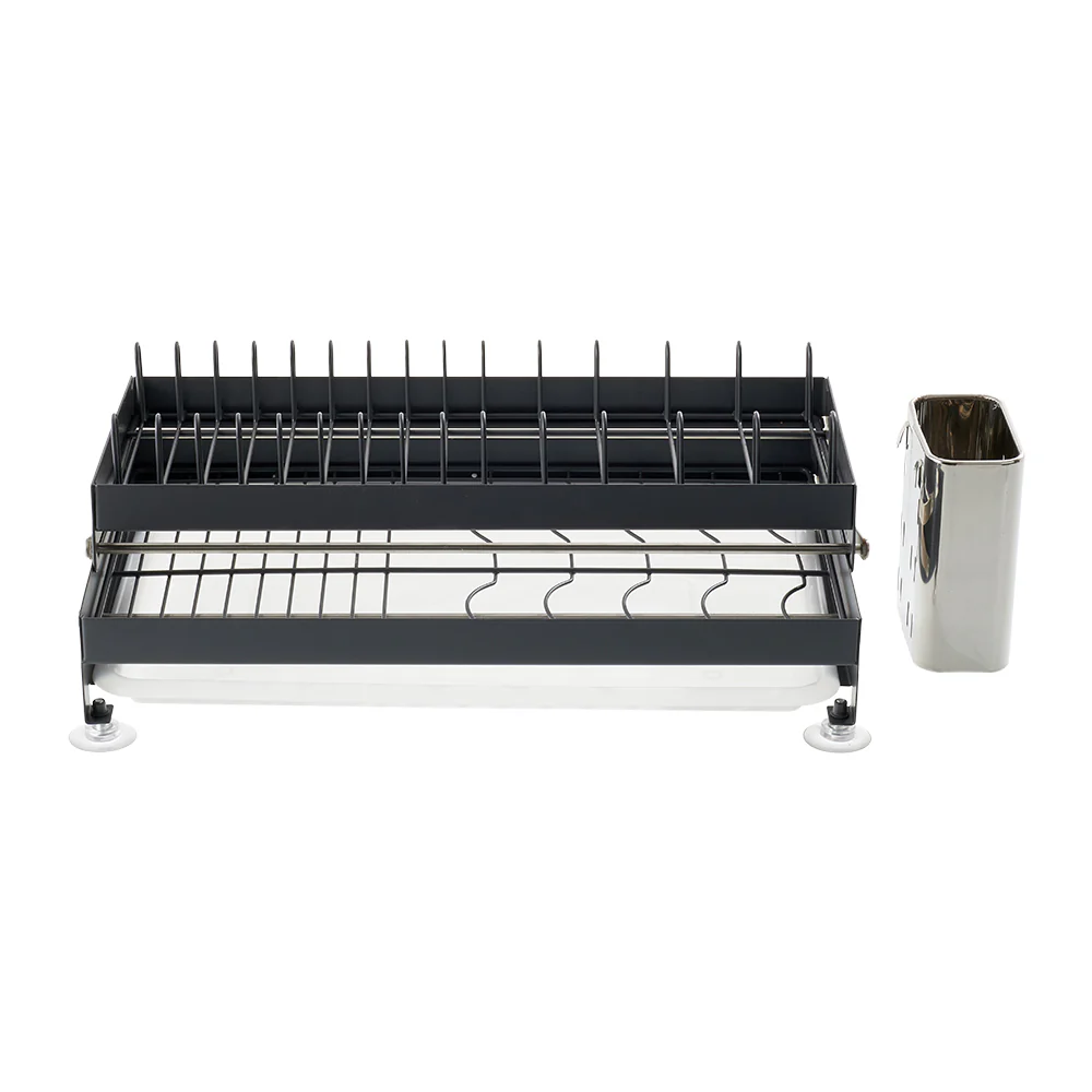 Lifeideas 2-Tier Carbon Steel Dish Drainer - Image 3