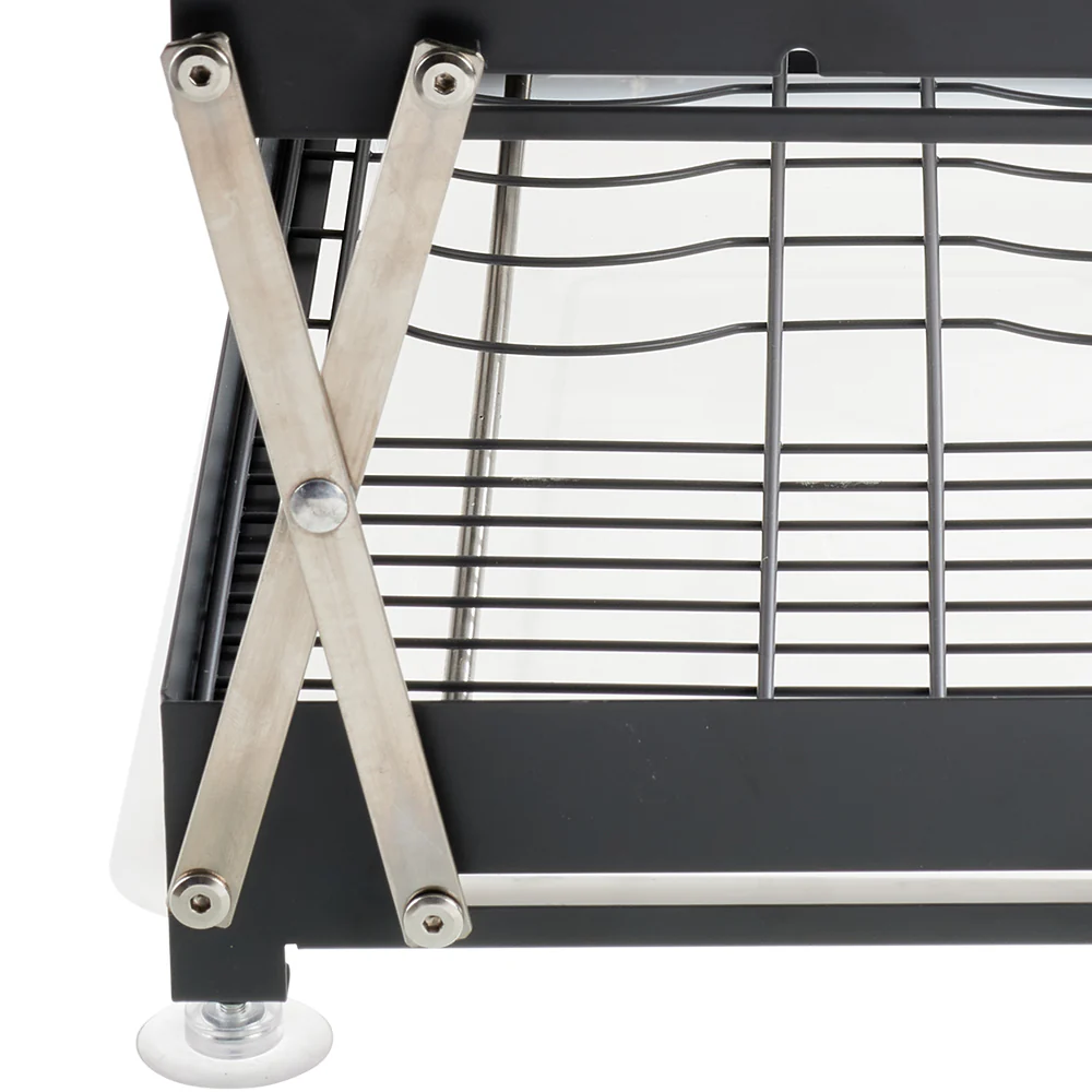 Lifeideas 2-Tier Carbon Steel Dish Drainer - Image 7