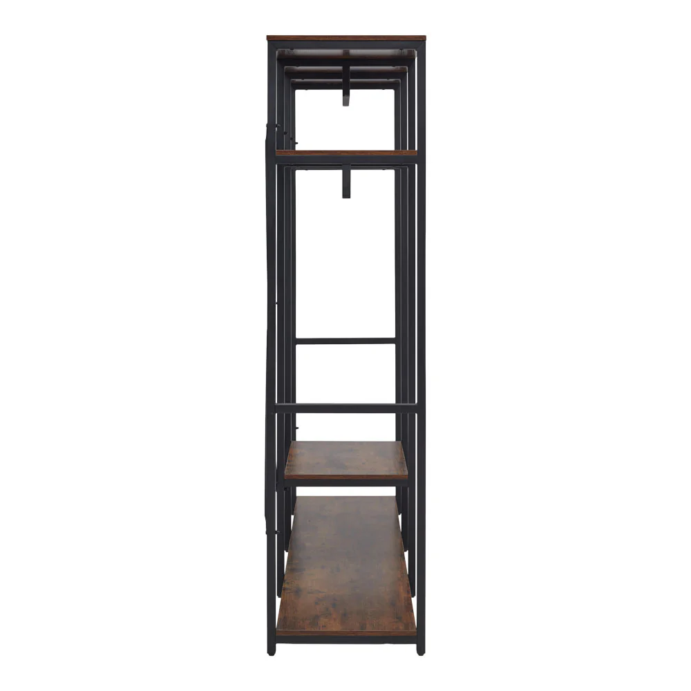Lifeideas 2 Tier Clothing Rack with Storage Shelves - Image 5