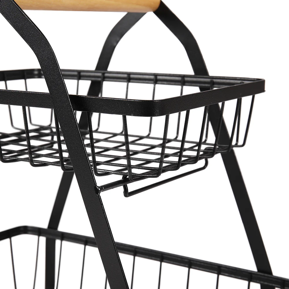 Lifeideas 2-Tier Removable Fruit and Vegetable Basket - Image 3