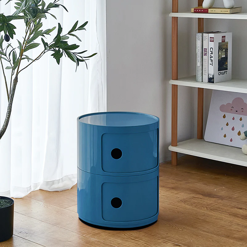 Lifeideas 2-Tier Round Storage Drawer Unit - Image 2