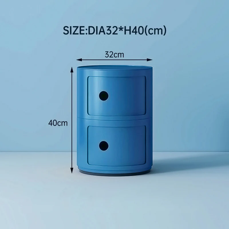 Lifeideas 2-Tier Round Storage Drawer Unit - Image 5