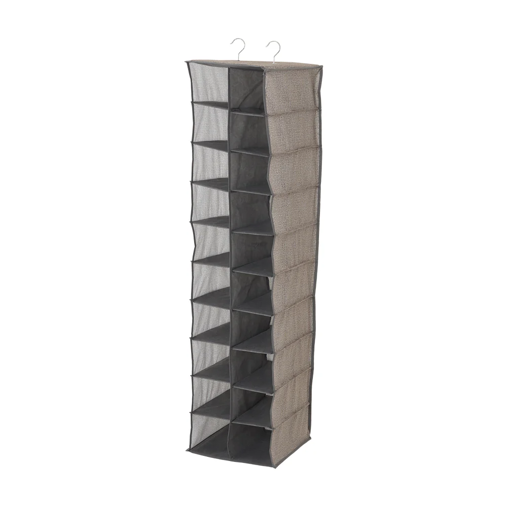 Lifeideas 20 Compartments Non-Woven Hanging Organizer for Shoes - Image 3